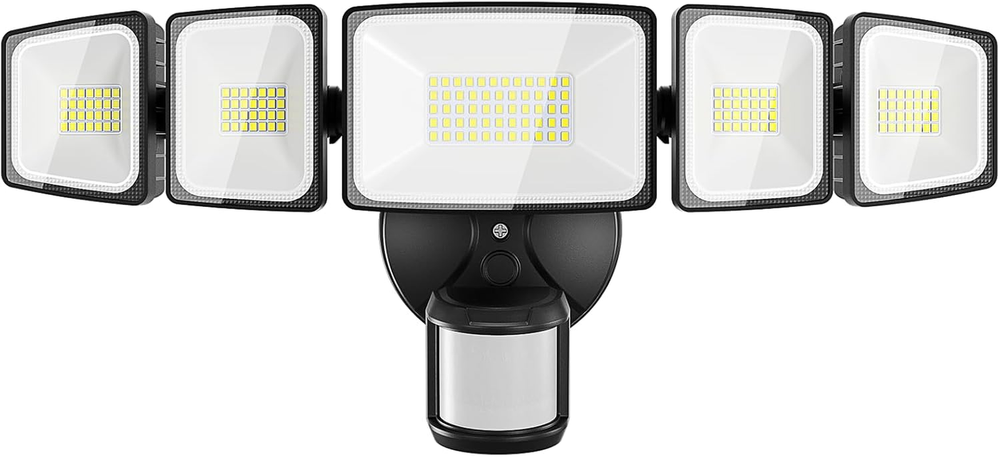 120W 12000LM LED Security Lights Motion Sensor Outdoor, Dusk to Dawn Flood Light