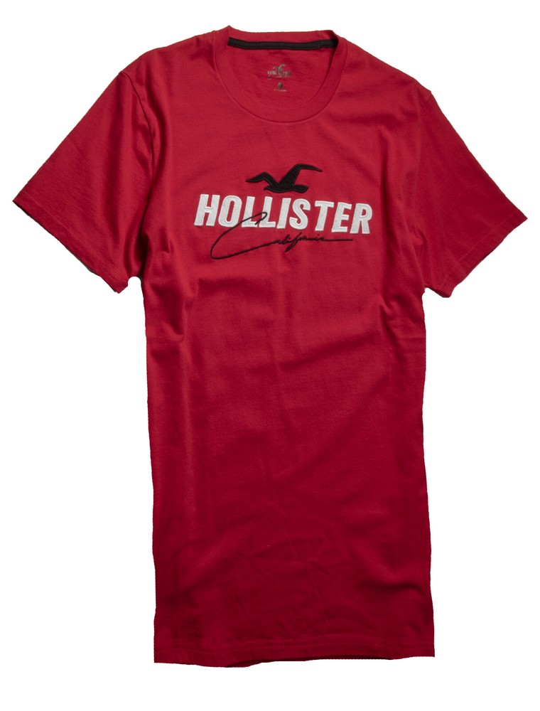 Nwt Hollister Mens Graphic Tee T-Shirt Size L By Abercrombie-image