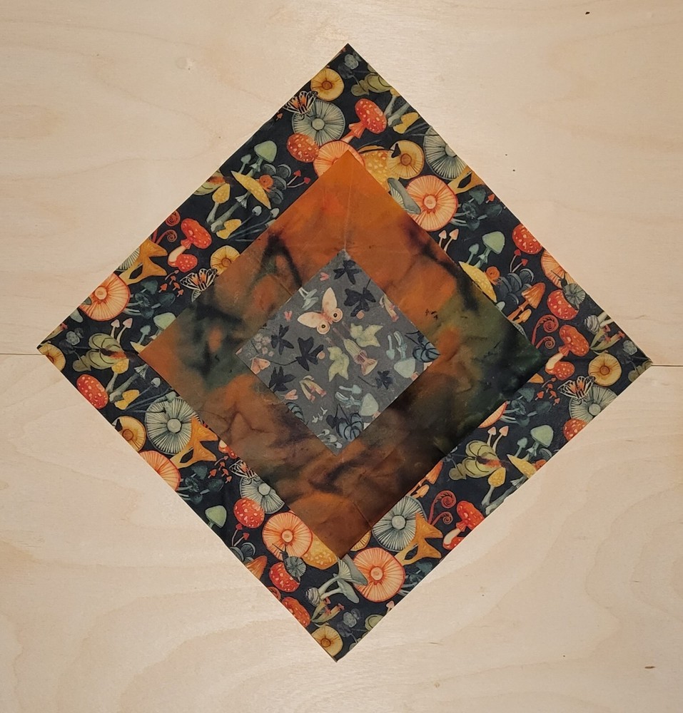 Juego inicial FUNGI de 3 envolturas de alimentos de cera de abejas hechas a mano por TheKitschenWitch&Co.-image