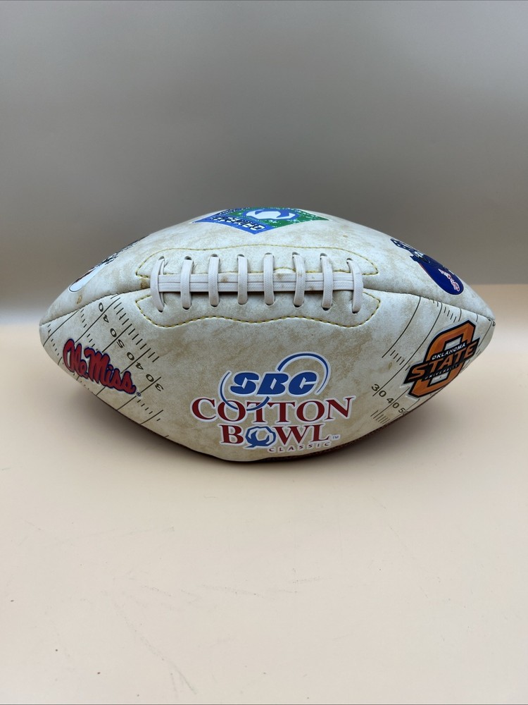 2004 Ole Miss vs Oklahoma State Cotton Bowl Commemorative Football