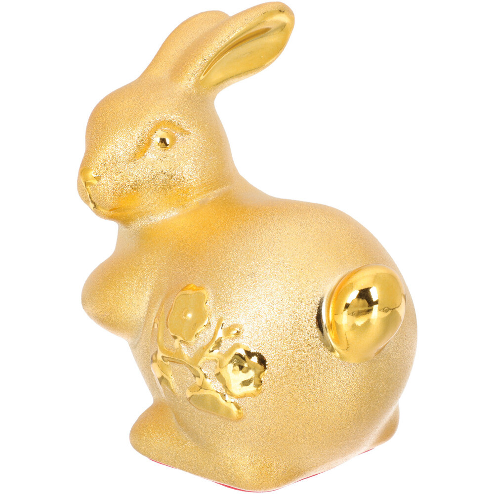 Rabbit Statue Rabbit Figurine for Home Bunny Toys New Year Decor Bunny Figurines