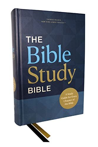Bible Study Bible Hardcover w/ Study Guide for all Chapters NKJV - O'Neal