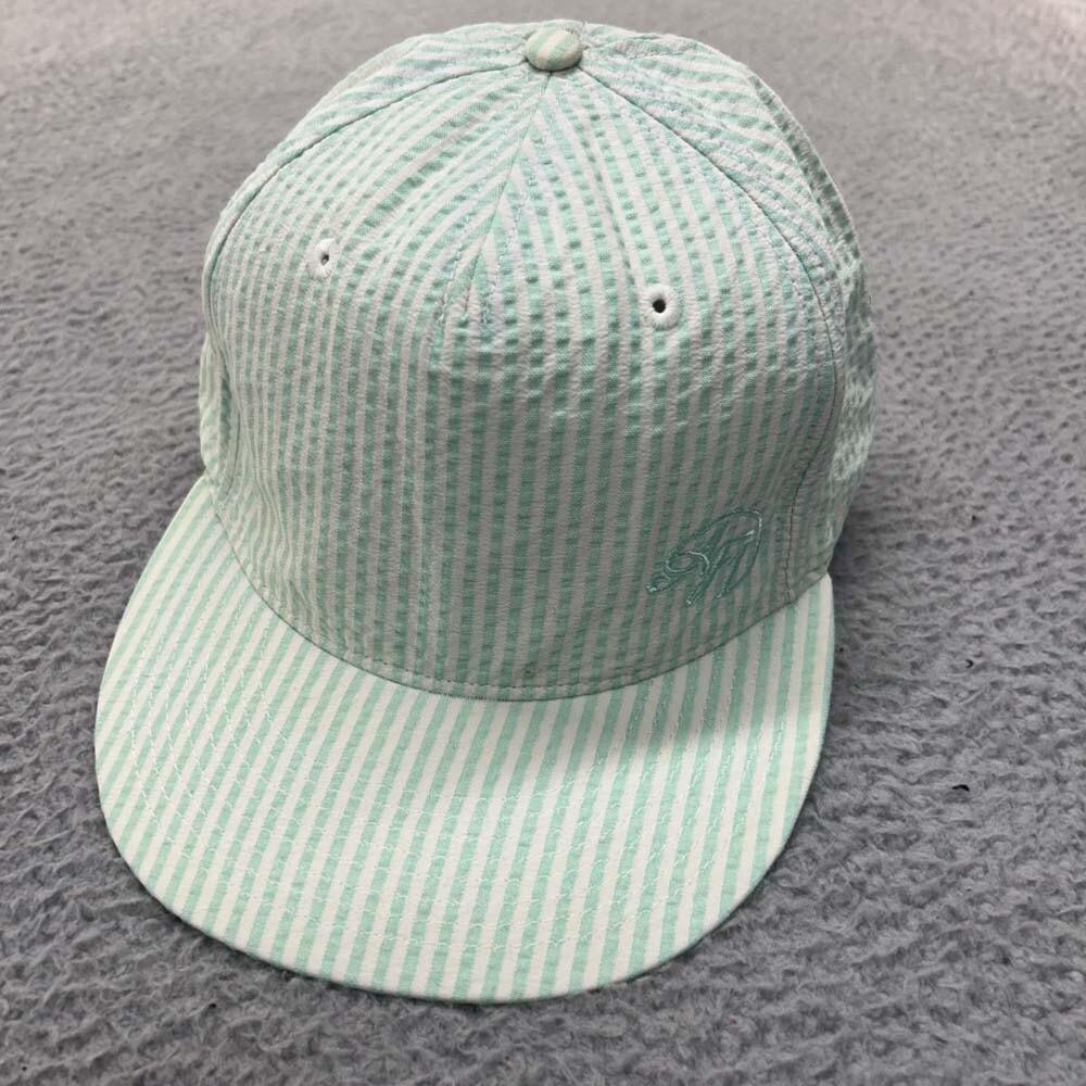 Nike Hat Cap Mens 7 5/8 Fitted Air Force 1 Blue Ribbon Sports Pinstripe X