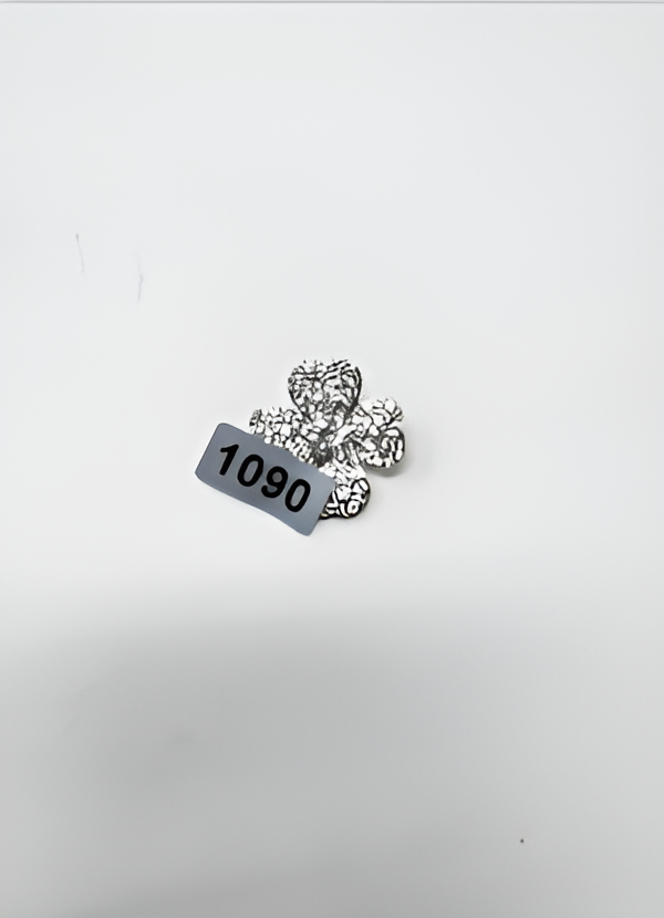 Sparkling Clover Brooch - Silver Rhinestone Pin, Lucky Charm Gift, Ships Fast!