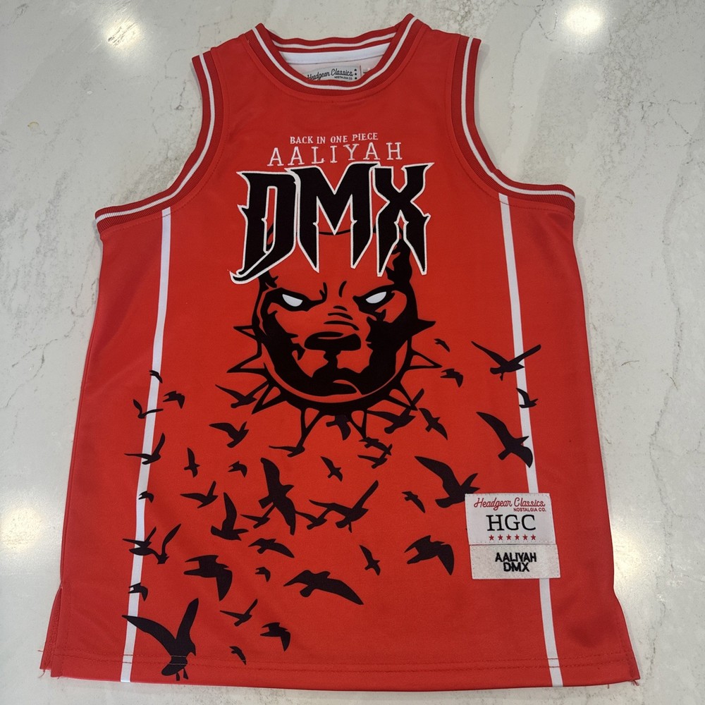 DMX Aaliyah Headgear Classics Jersey Brand Embroidered tank Men’s Medium nice!-image