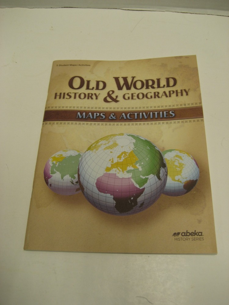 Abeka 5th Grade Old World History Geography Maps Activities Book-image