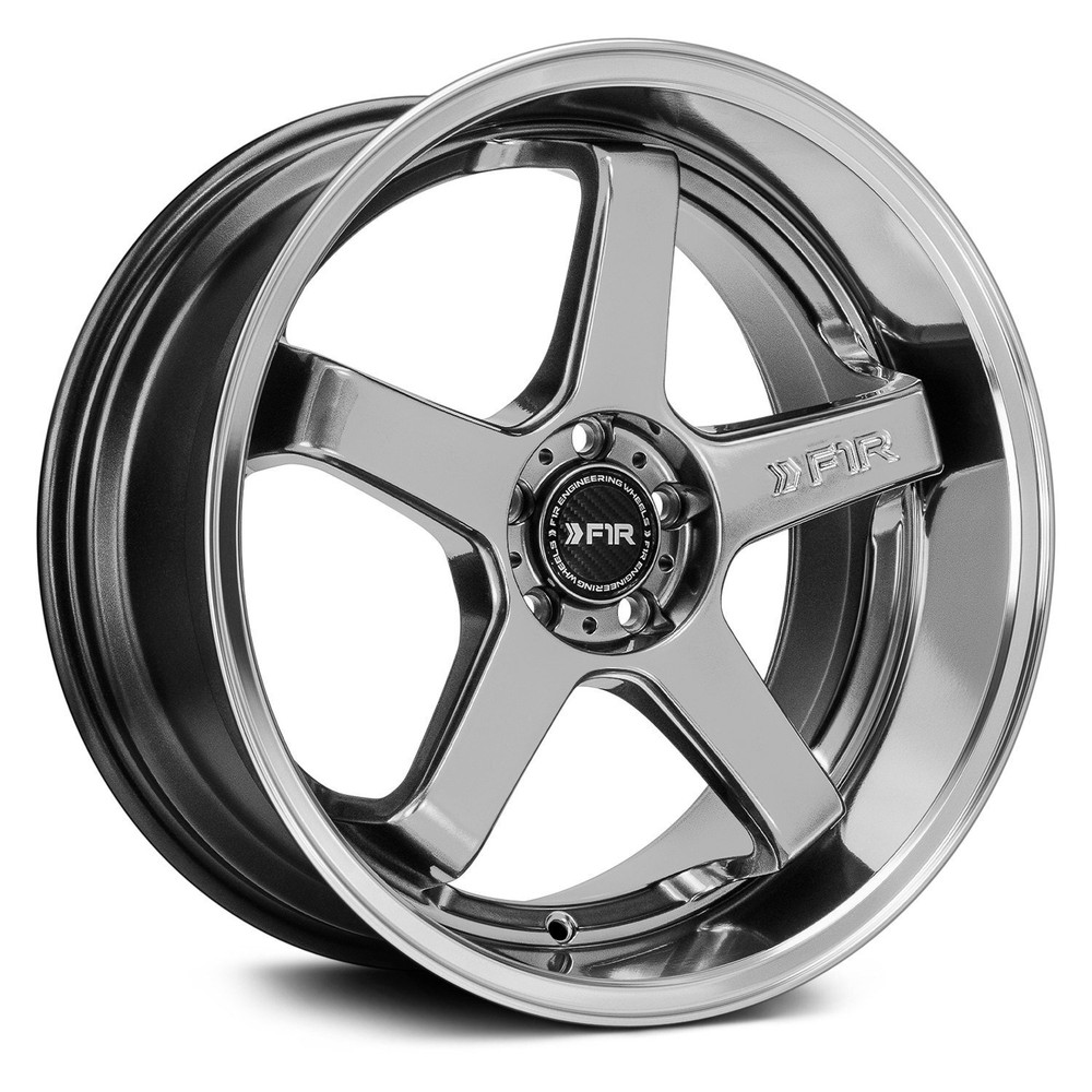 F1R FC5 18x9.5 Black Wheel 5x100 35 Offset 73.1 Hub Single Rim