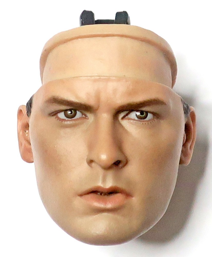 1/6 hot toys platoon action figure accessory head no hair