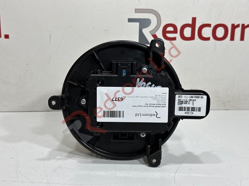 Range Rover Vogue 2012-2018 Heater Blower Motor Fan 0.0