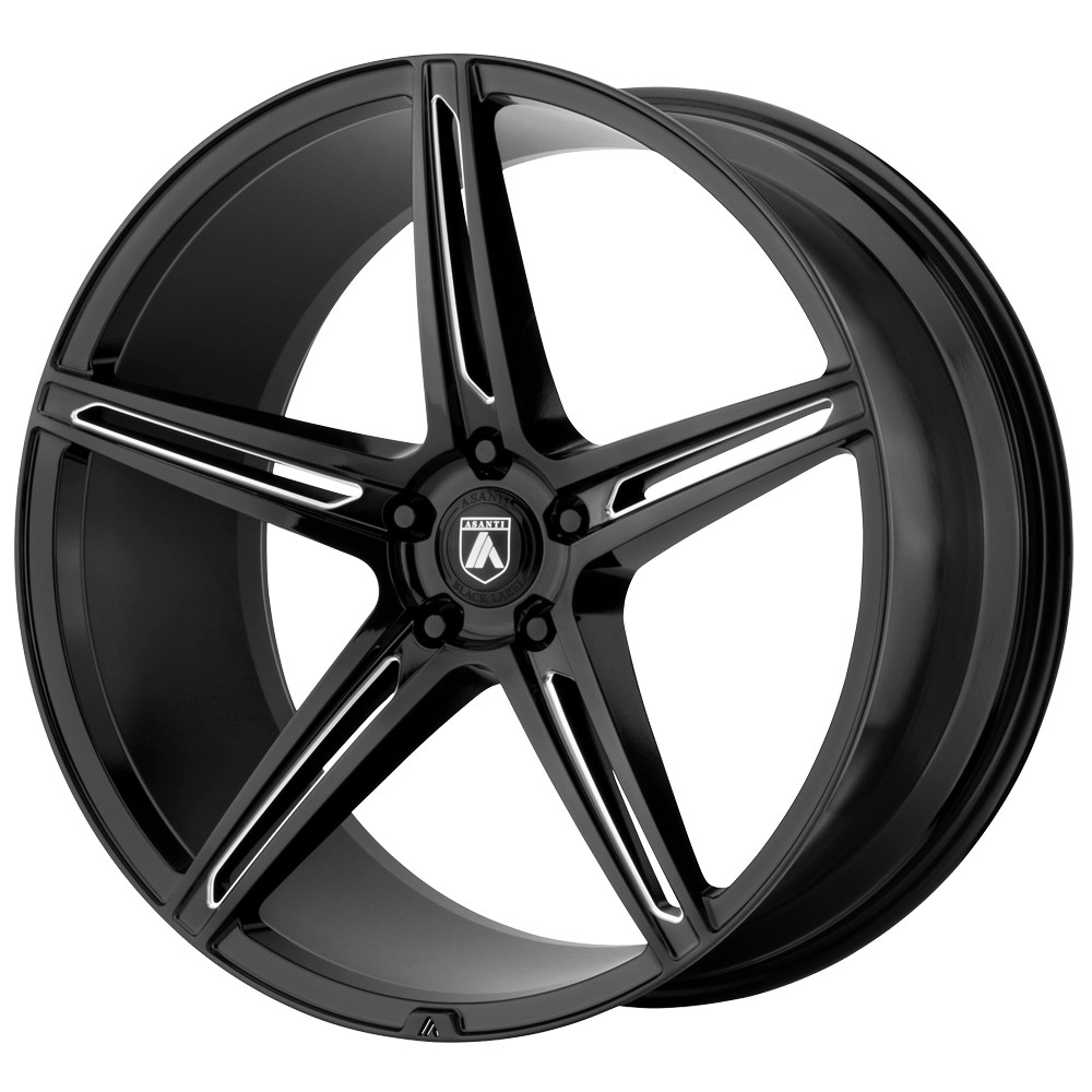 Asanti ABL-22 Alpha 5 22x9 5x4.5 +32mm Black Milled Rim 22 Inch Wheel  -image