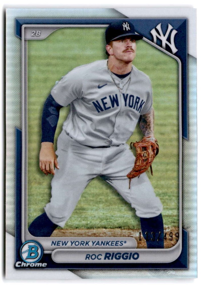 2024 Bowman Chrome Prospects Refractor #BCP-70 ROC RIGGIO /499  New York Yankees