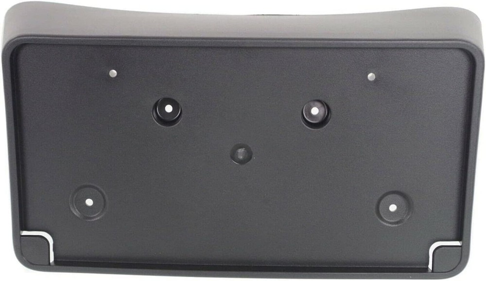 Black Textured Plastic Front License Plate Frame Bracket Holder