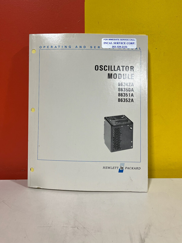 HP 86342-90006 Oscillator Module 86342A 86350A 86351A 86352A Op/Service Manual