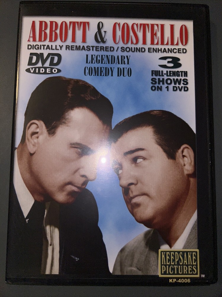 Abbott & Costello 3 Full-Length Comedy Shows on DVD-image