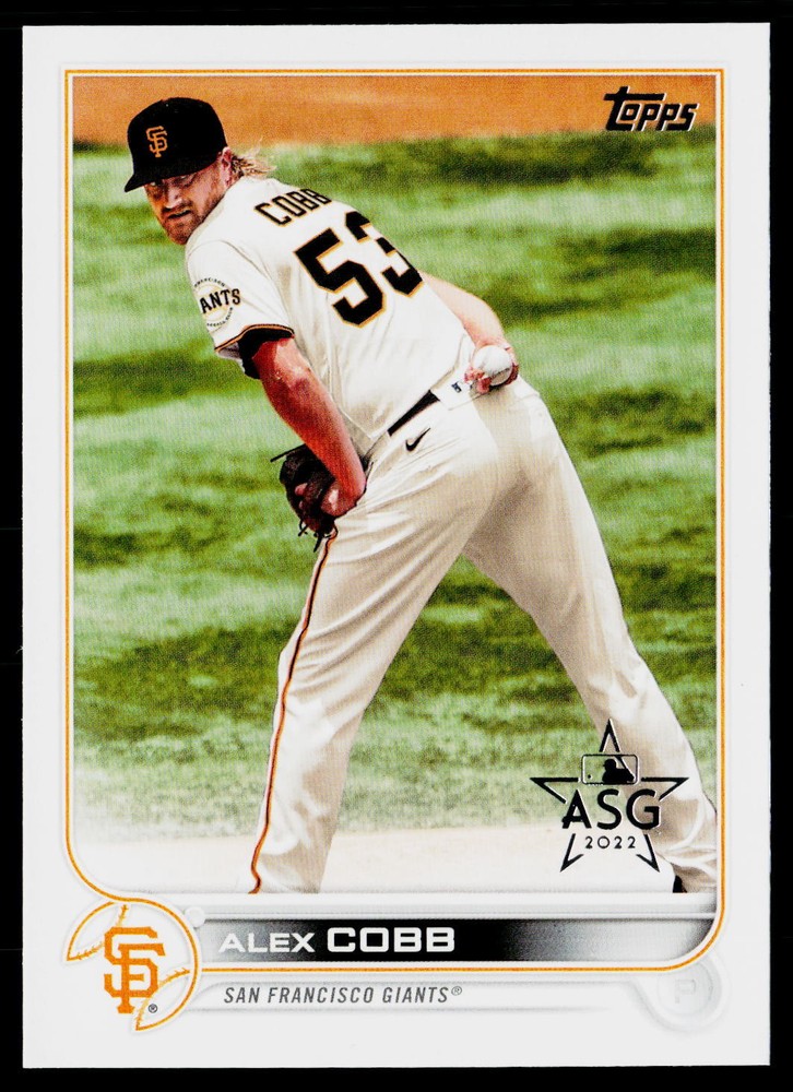 Alex Cobb 2022 Topps All-Star Game Stamped #359 San Francisco Giants Baseball Card