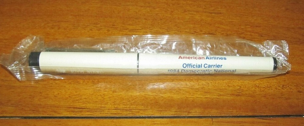 1984 Democratic National Party Convention American Airline Official Carrier Pen