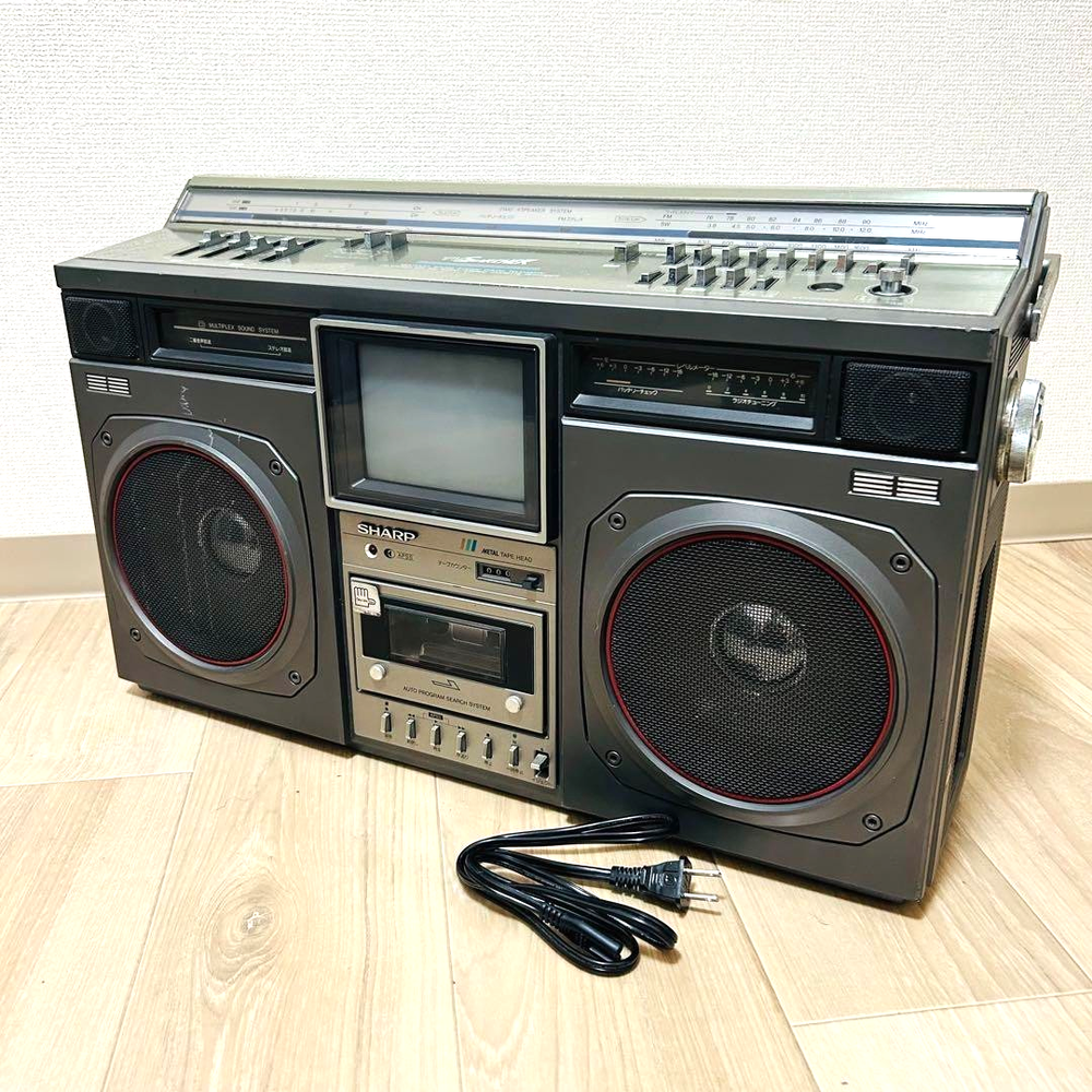 SHARP THE SEARCHER CT-6001K Vintage Radio Cassette Player 1982 Tested