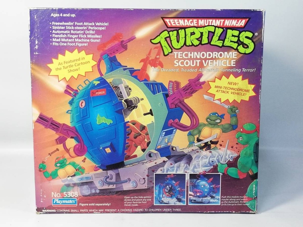 Teenage Mutant Ninja Turtles TMNT Technodrome Scout Vehicle Vintage 1993 Used JP
