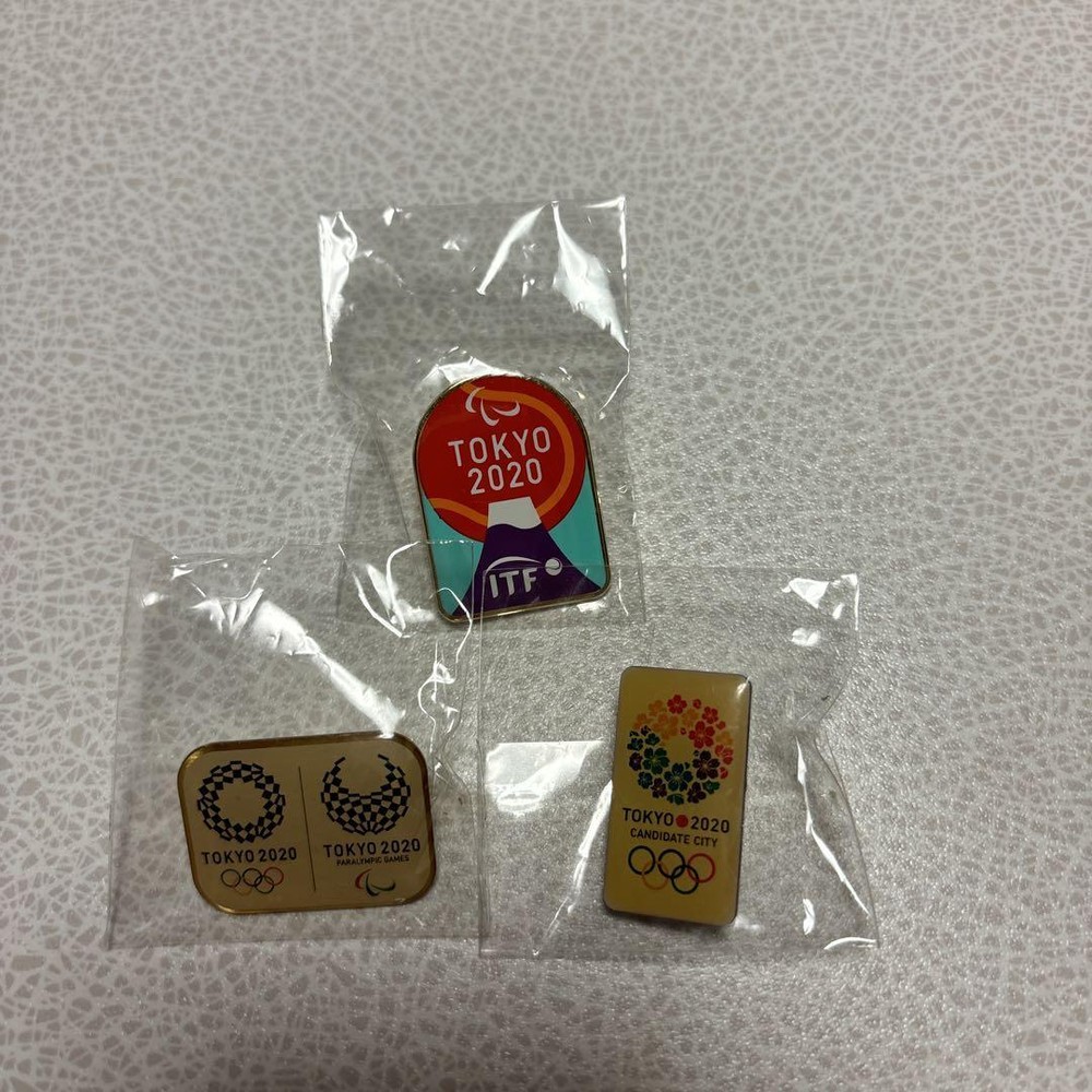 Tokyo2020 Olympic Pin Badge Set Of 3