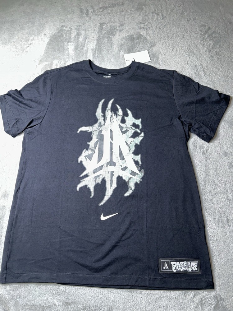 Nike Ja Morant Black Logo Memphis Grizzlies T-Shirt Men's XL Authentic NBA NWT