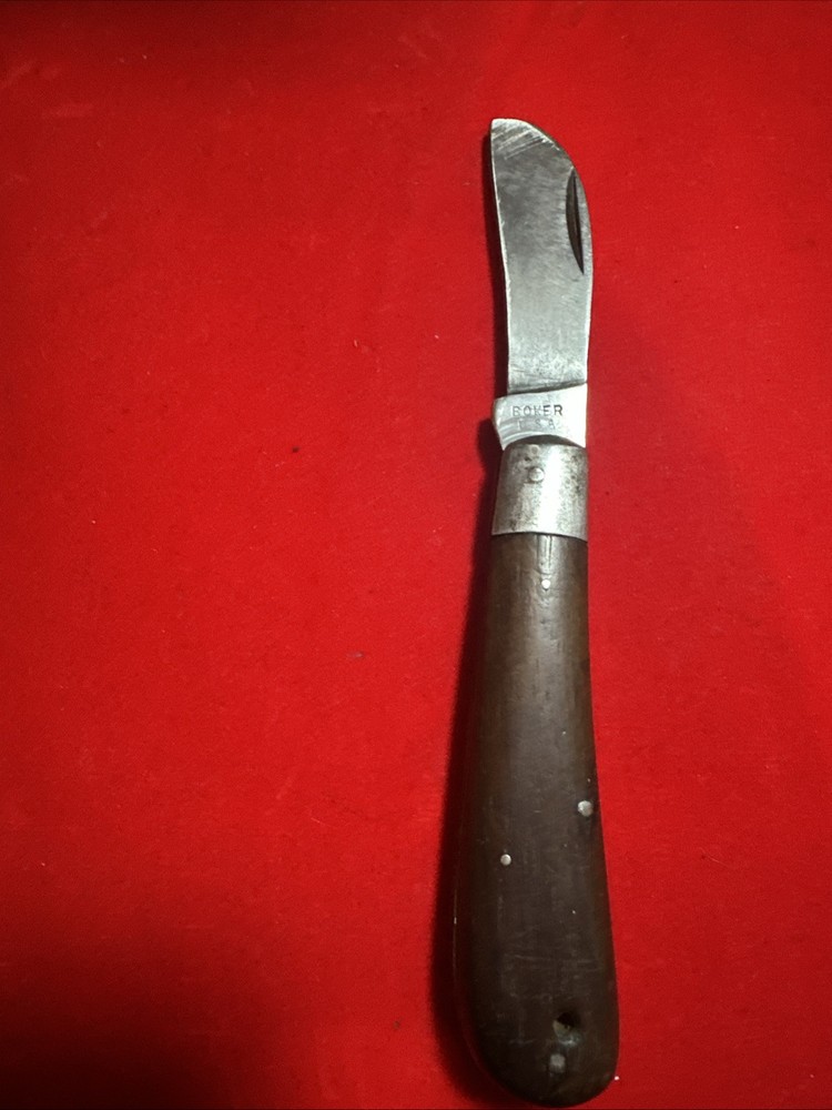 Vintage Boker 9815 Hawkbill Pocket Knife