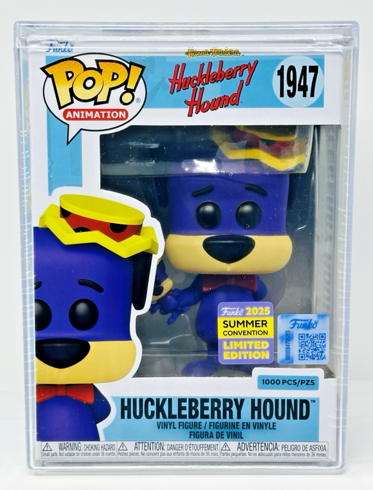 Funko Pop! Huckleberry Hound (Purple) #1947  SDCC 25' Shared Sticker LE 1000pcs