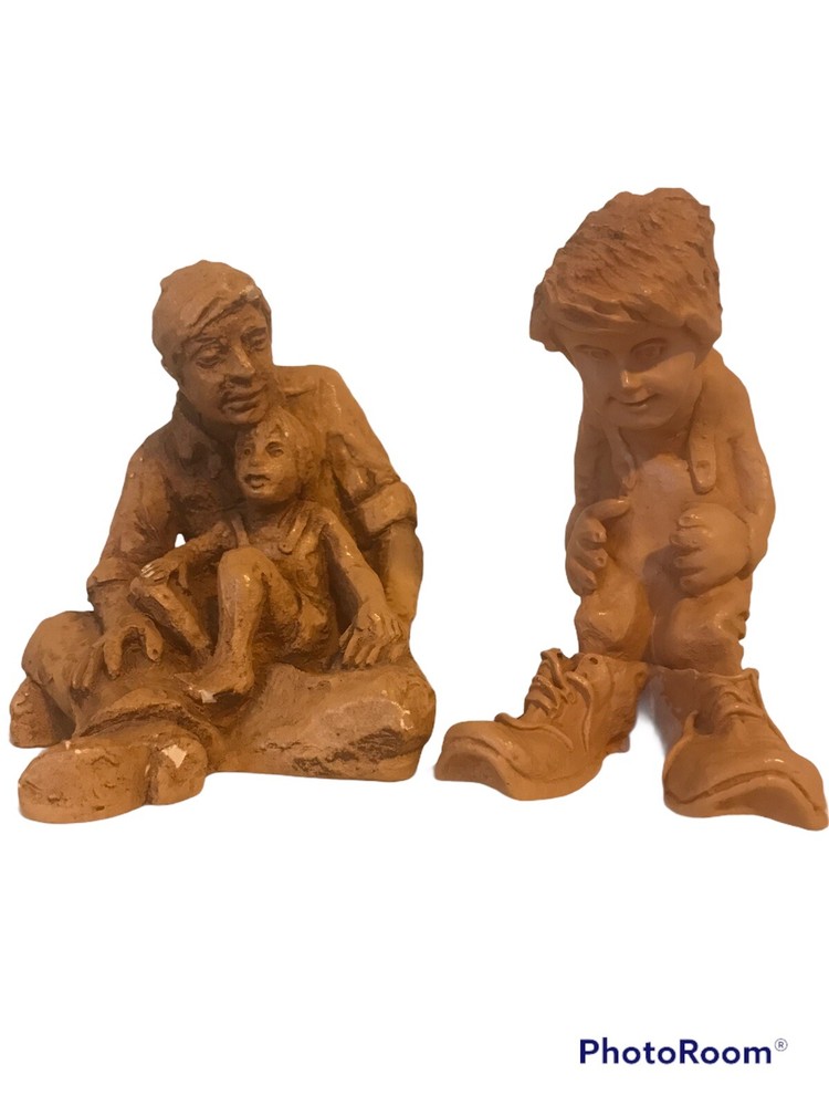 Abbey Press St. Meinrad Figurines Father &Son Collection, 1978-image