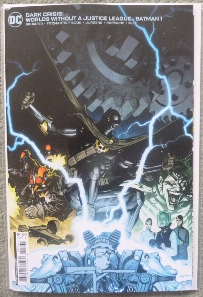 Dark Crisis: Worlds Without a Justice League Batman #1 Sook 2022 1st Print NM Condition-image