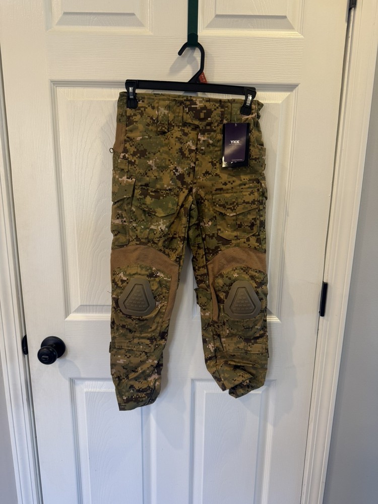 Trooper Tactical BDU Boys Medium Multicam Hunting Pants with Knee Pads