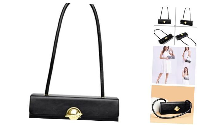 Purses and Handbags for Women Leather Designer Tote Fashion Ladies Black-1