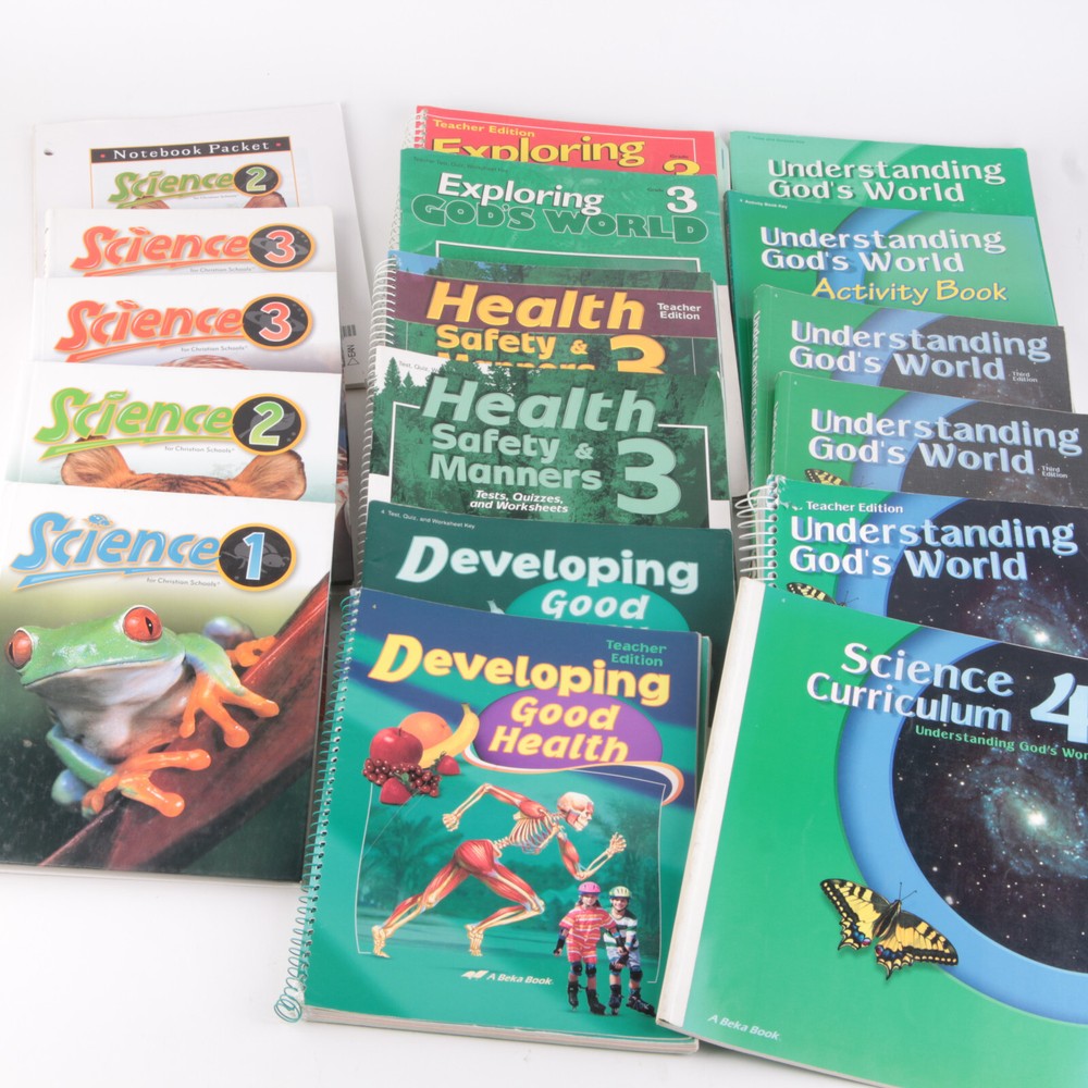 Abeka and BJU Press Science Textbooks with Teacher Editions and Test Keys - Choose Your Options-image