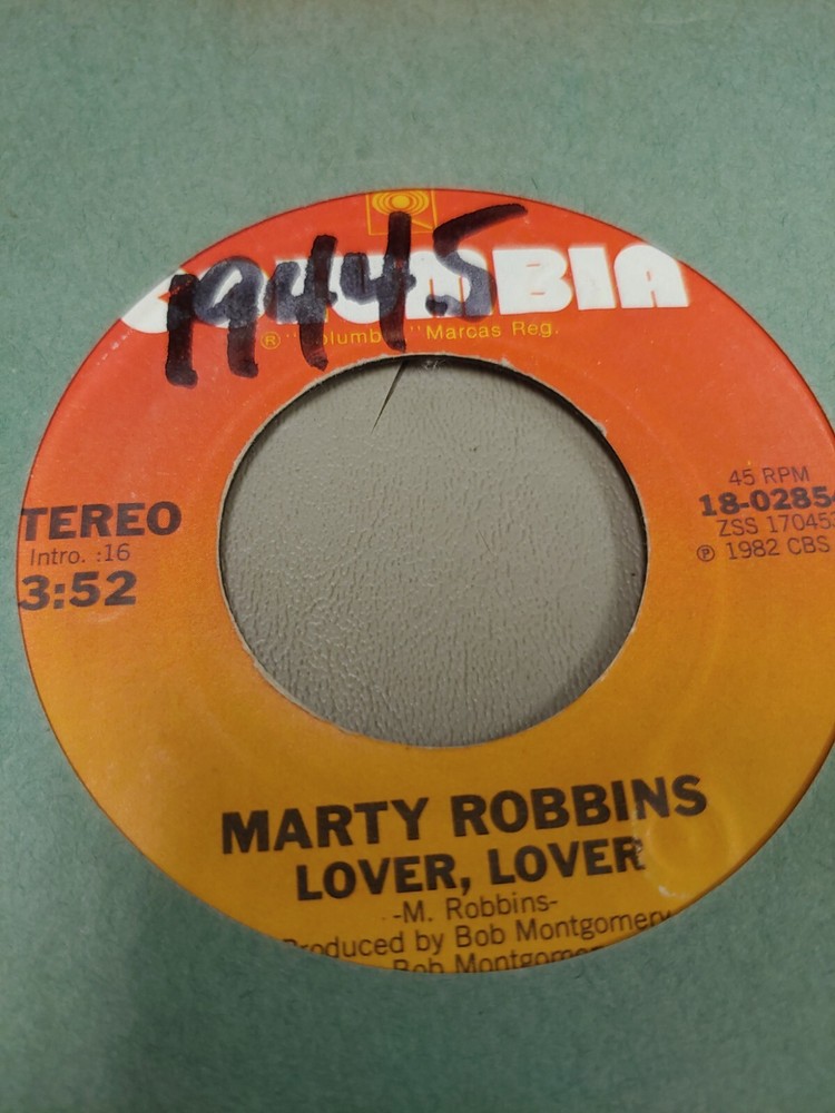MARTY ROBBINS LOVER, LOVER 7