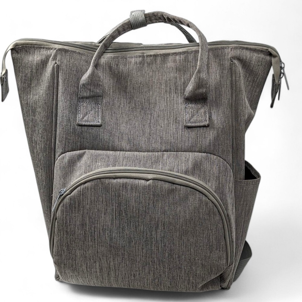 Enfamil Insulated Cooler Backpack Grey Baby Dipper Travel Bag Adjustable Strap