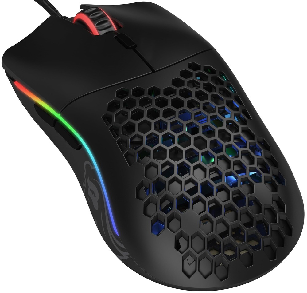 Model O Wired Gaming Mouse - 67g Superlight, Honeycomb Design, RGB, Pixart 3360 Sensor
