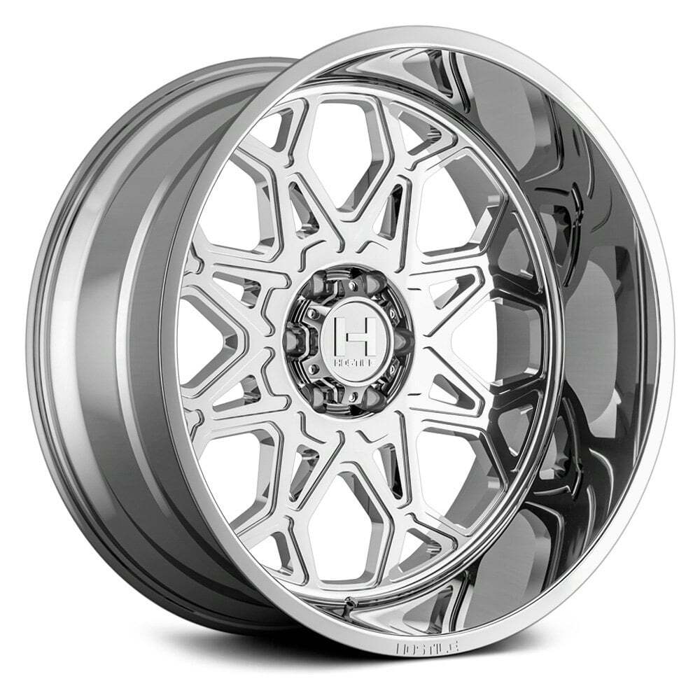 Hostile H132 ANVIL Wheels 22x12 (-44, 6x139.7, 106.1) Chrome Rims Set of 4