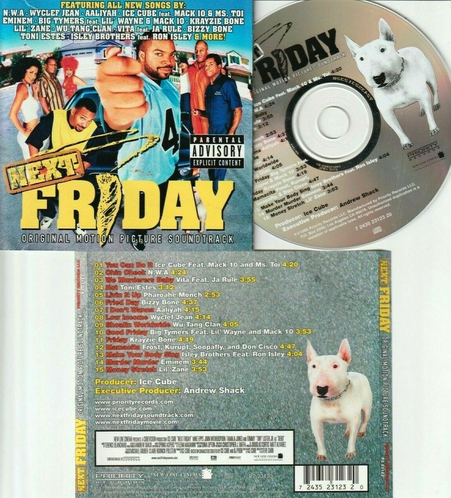 Wu Tang Eminem Ice Cube Aaliyah JaRule CD 1999 Like New-image