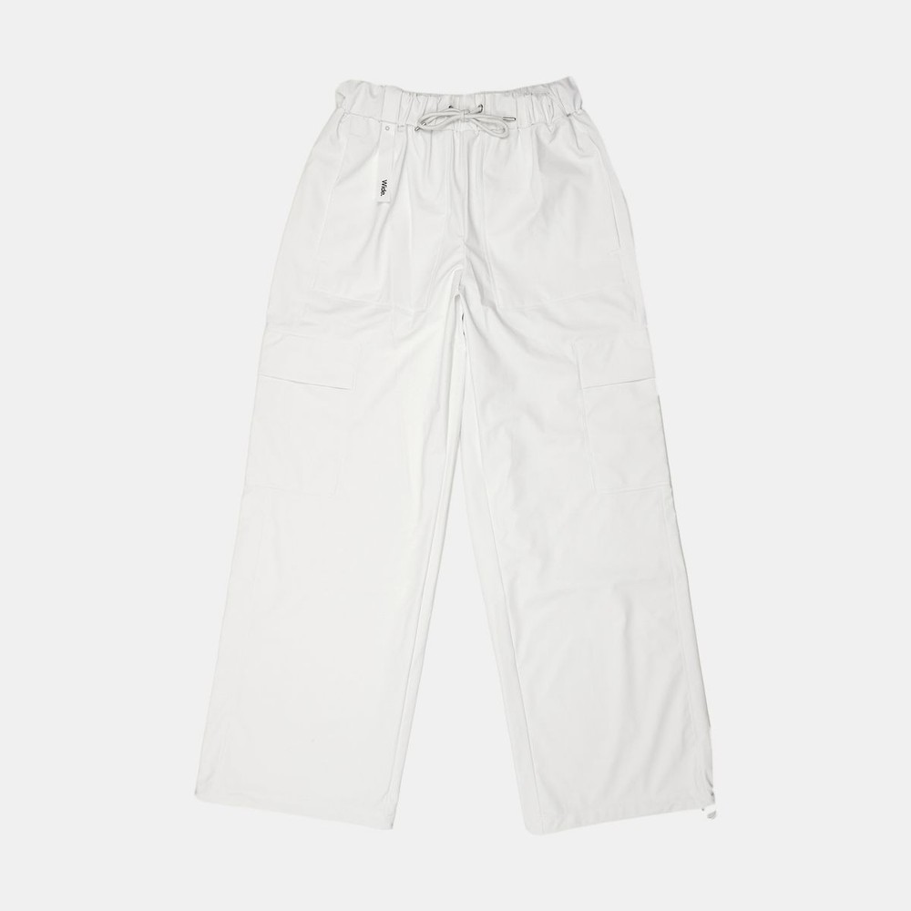 Rains Cargo Rain Pants Wide / Size S / Mens / White / Polyester