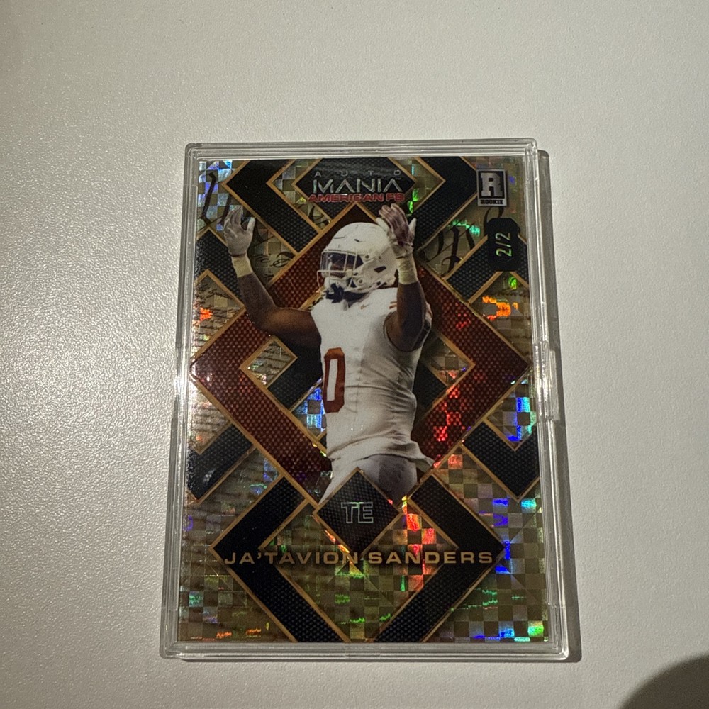 Ja’tavion Sanders 2024 wildcard auto-mania 2/2