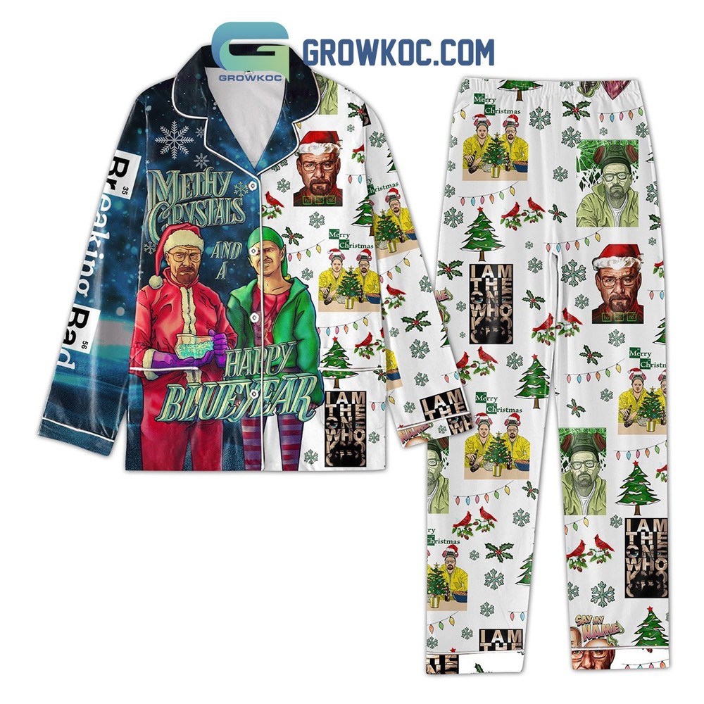 Breaking Bad Blue Christmas Pajama Set For Fans