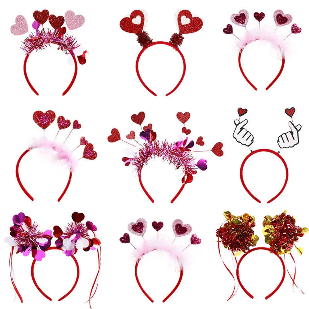 2025 Love Heart Headband for Valentine's Day Wedding Bachelorette Party Favors