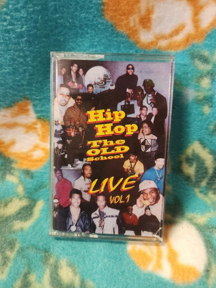 Hip Hop The Old School Live Vol 1 1979-1993 Cassette Tape Rap GFunk Harlem Rare