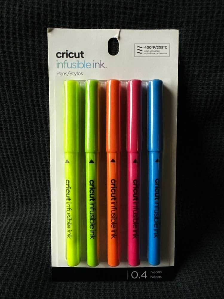 Cricut Infusible Ink Neon Pens Set Heat Activated New & Unopened