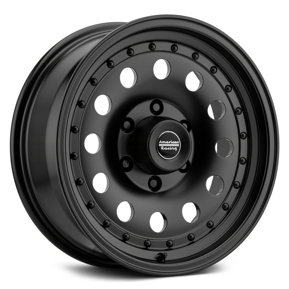 AMERICAN RACING AR62 Outlaw II 17X8 8x170 Offset 0 Satin Black (Quantity of 1)