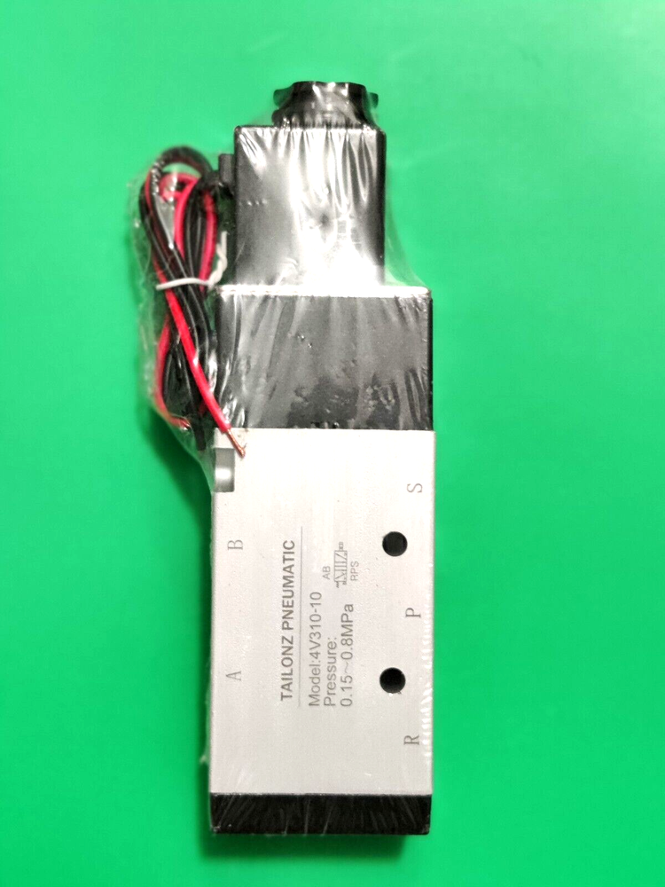 TAILONZ PNEUMATIC Solenoid Valve 4V310-10 12V Single Coil **NO ATTACHMENTS**