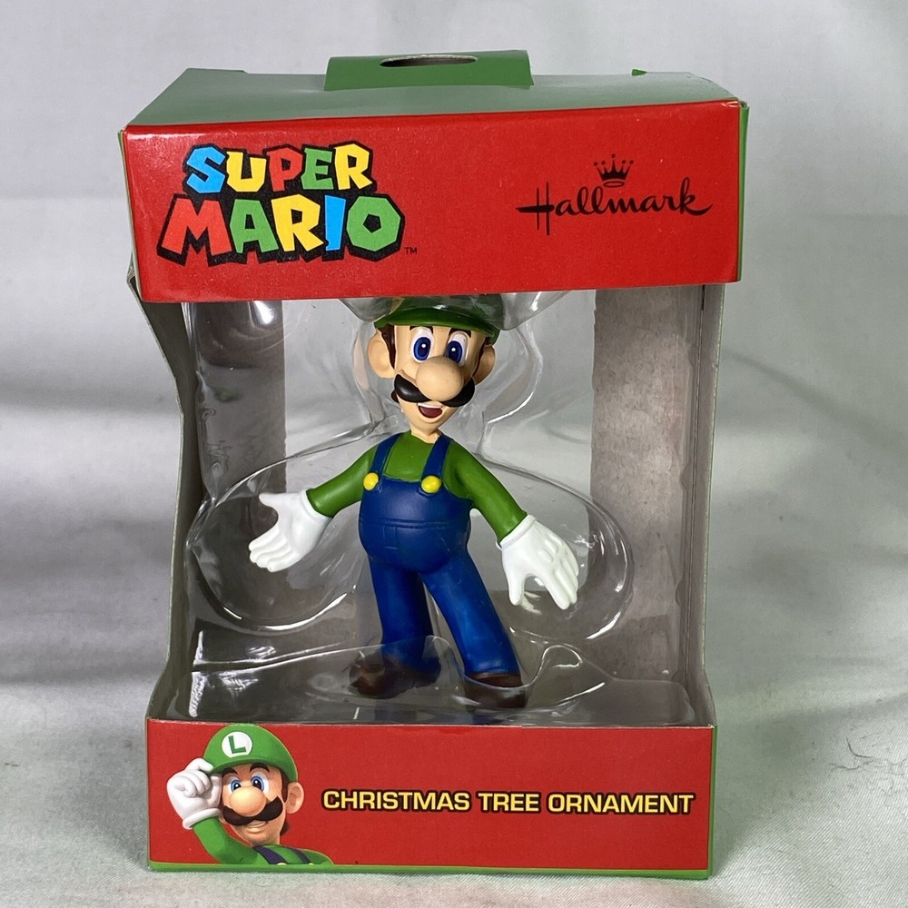 Rare 2017 Hallmark Keepsake LUIGI Super Mario Nintendo CHRISTMAS Ornament