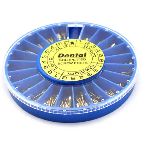 Dental Endo Root Canal Pin Conical Screw Post Endodontic Posts Core Crown Repair