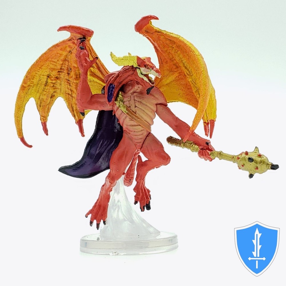 Red Abishai D&D Miniature - Baldur's Gate Descent into Avernus #40-image