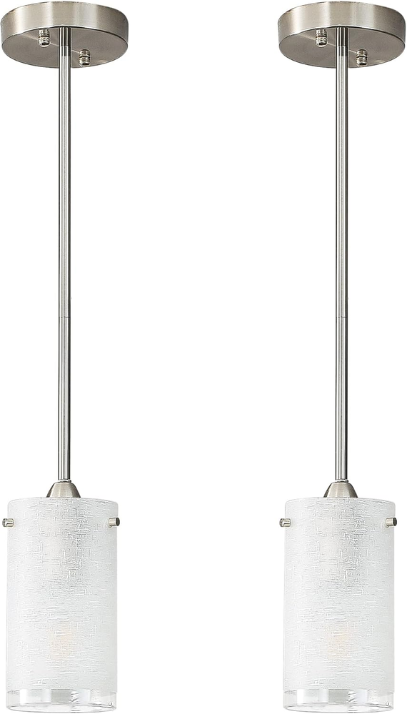 1-Light Mini Pendant Light Fixtures, Modern Chandelier Hanging Ceiling Light wit