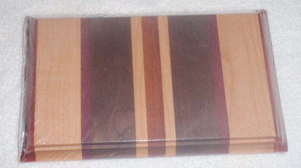 Custom Hand Made Cheese Cutting Board, Exotic Hardwoods, Food Safe Finish