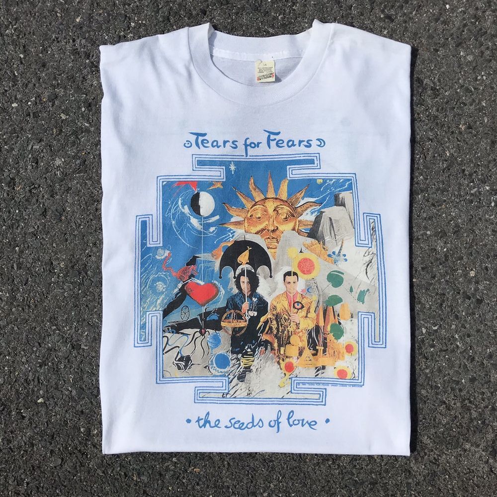 Tears for Fears The Seeds of Love Tour 1990 Pop Rock Unisex T-shirt TE1723